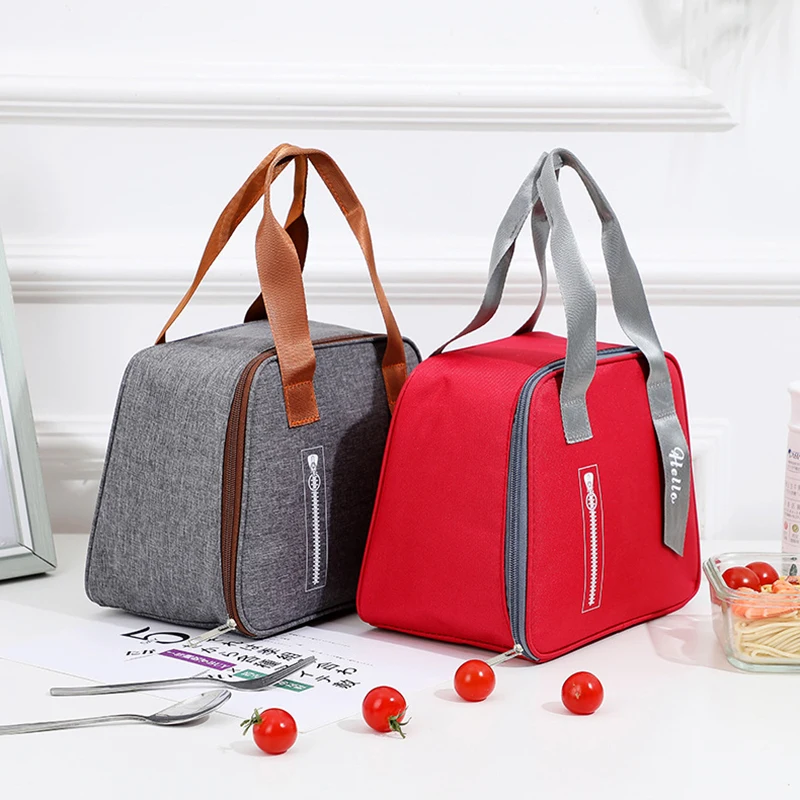 Lunch Bag Handle Insulation cooler bag for Women kid Lunch Box picnic travel Portable Food Storage Breakfast Thermal Food Bag
