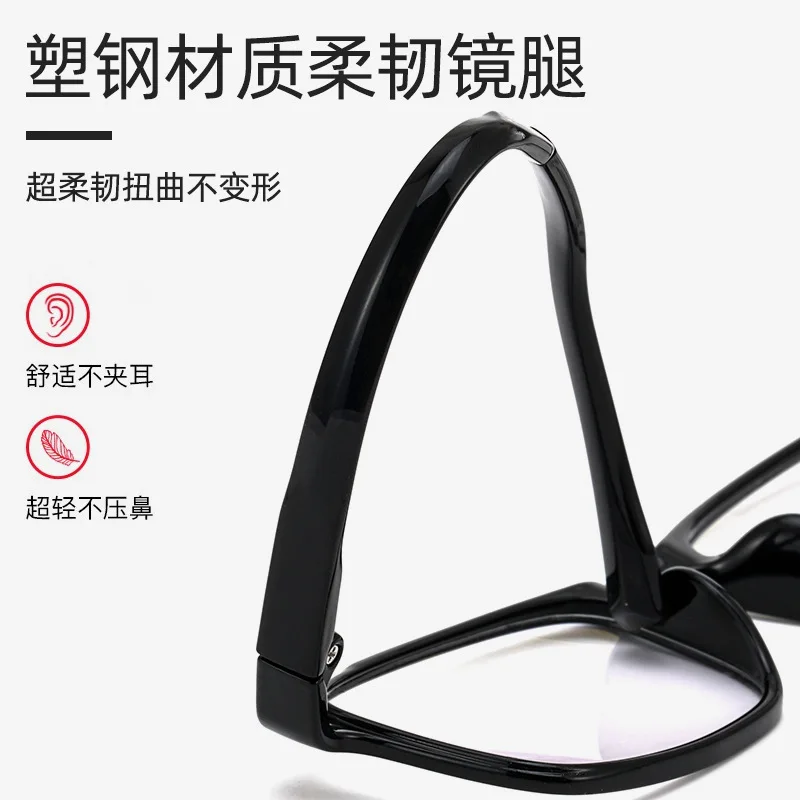 50-18 الرجال وجه صغير مكافحة الضوء الأزرق نظارات للقراءة مخصص قصر النظر نظارات البصرية وصفة طبية العدسات درجة الاستجماتيزم #5