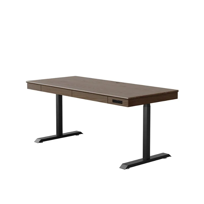 

Black walnut solid wood with drawers Electric lifting table Computer anti-sedentary adjustable office
