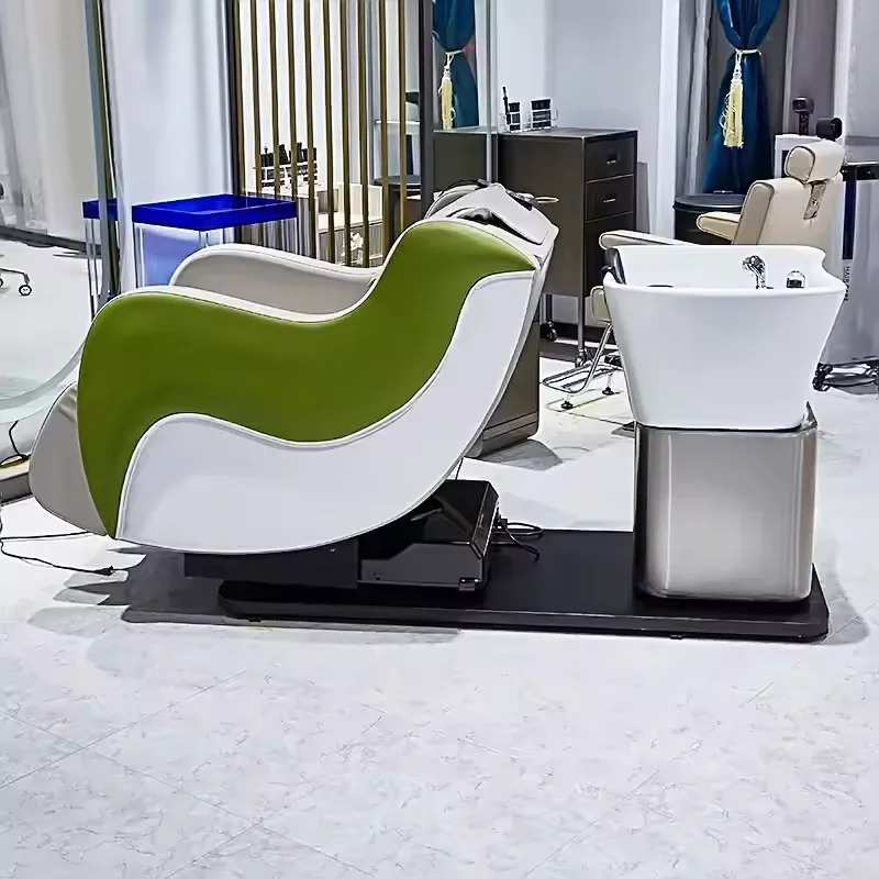 

2024New Arrival Modern Cheap Hair Spa Washing Massage Electric Shampoo Bowl Chairs