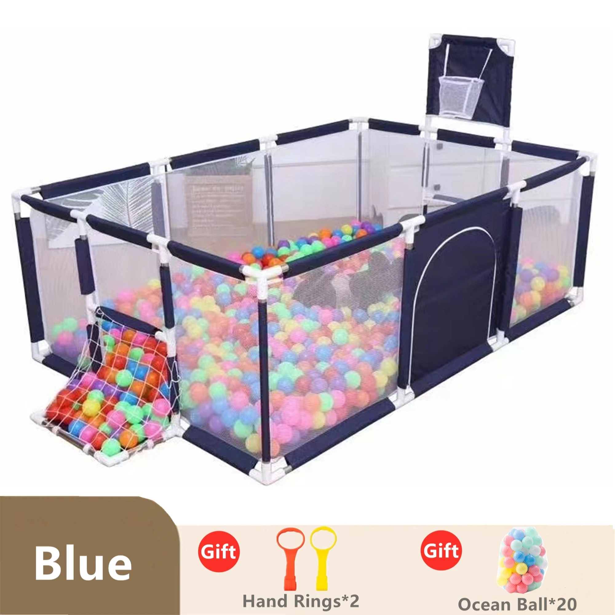 Baby Playpen Baby Corralitos Safety Barriers Basketball Football Baby Activity Gym Baby Ball Pool Park Kids Safety Fence