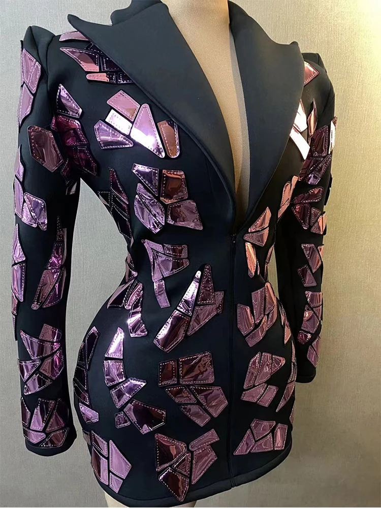 

Leisure Sequin Sexy Buttocks Wrapped Suit Dress 2024 New Fashion Custom Women'S Clothing