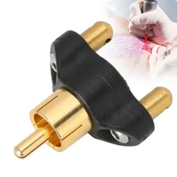 Tattoo Machine Rca Interface Converter Professionele Legering Tattoo Machine Clip Cord Adapter Tattoo Voedingskabel Accessoires