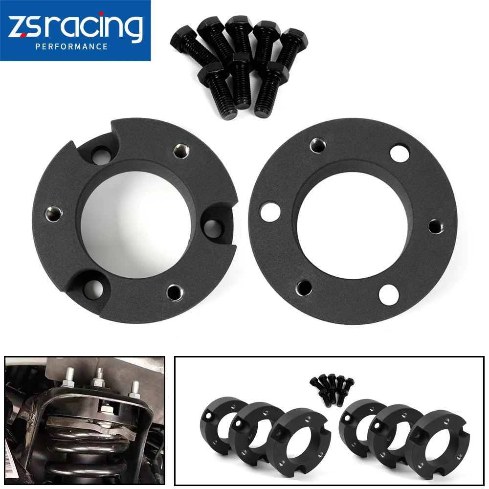 

ZSRacing 2PCS 2"/2.5"/3" Car Front Leveling Lift Kit Aluminum Fit For 1999-2006 Toyota Tundra 2WD 4WD THB080