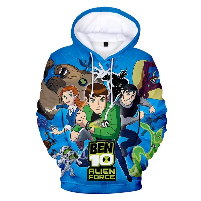 Bear House Ben 10 Ultimate Omnitrix Cosplay Hoodie 3D Printed Hooded Sweatshirt Men Women Casual Streetwear Zip Up J2025 PPT01..
