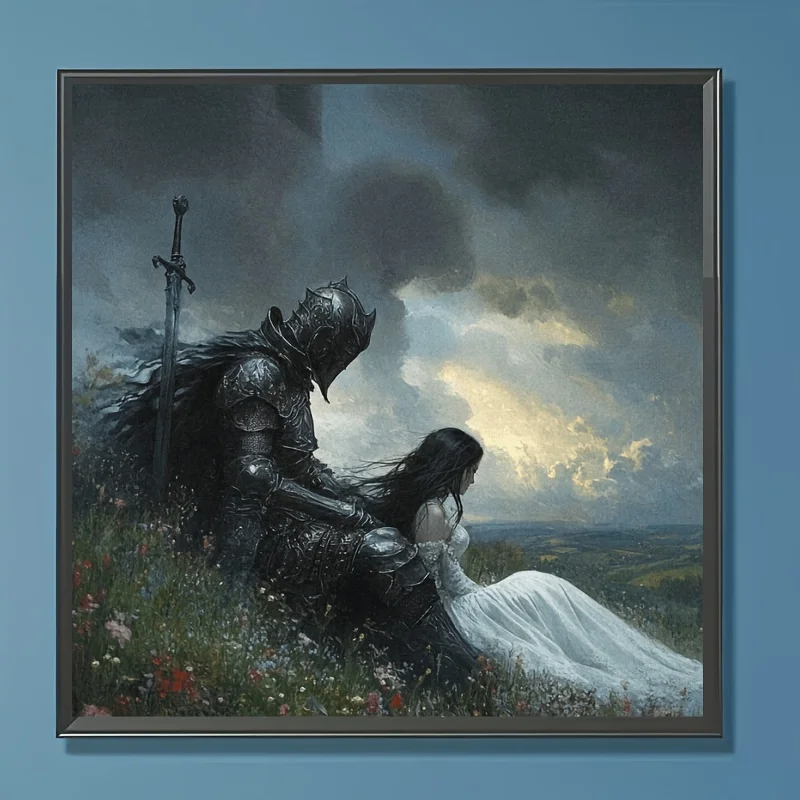 

500/1024PCS Paper Jigsaw Puzzles Knight and Princess Puzzle Suitable for Beginners Gift Toys for Leisure and Entertainment