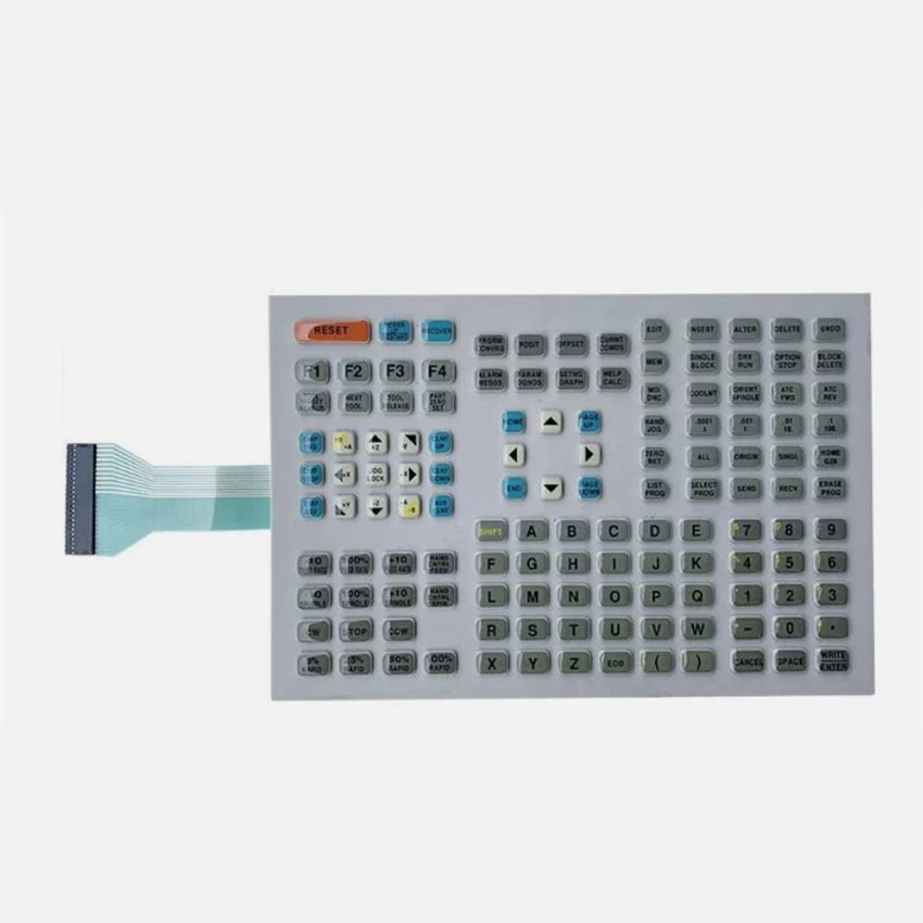 CNC Machine Tool Operation Panel 61-0201 Machining Center 61-0202 Lathe Membrane Keyboard Film Button CNC Keypad Operation Panel