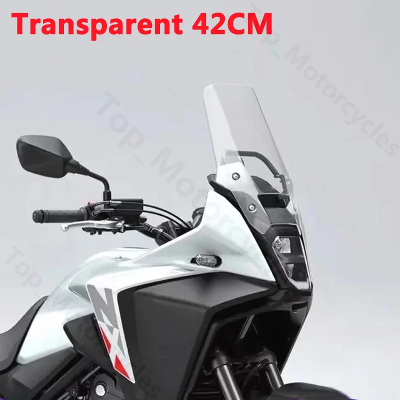 Windshield For Honda NX400 NX500 NX 400 NX 500 2024 Motorcycle Accessories Wind Deflectors WindScreen Viser Visor Gray