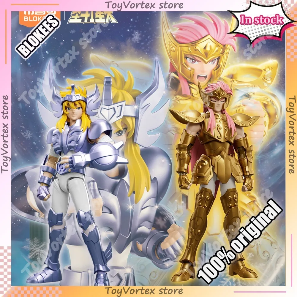 

В наличии оригинальная фигурка Blokees Saint Seiya Водолей Камуо Cygnus Glacier, модель игрушки, комплект моделей, коллекция подарков, игрушки