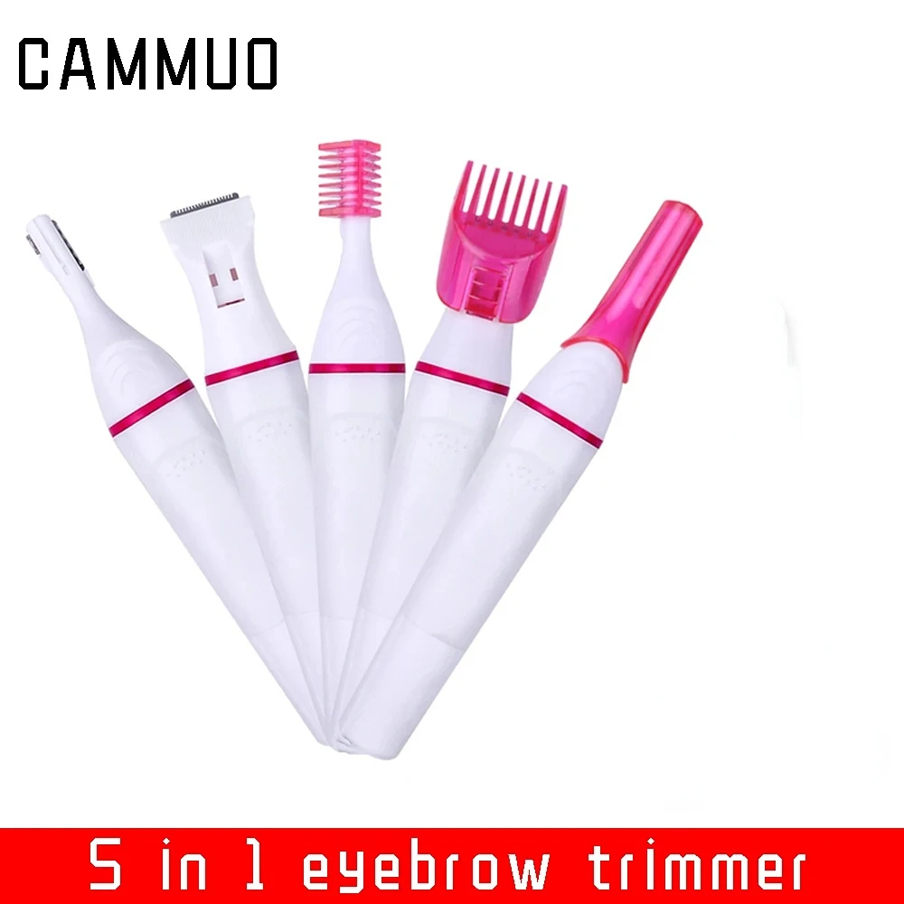 Eyebrow Knife 5 in 1 Electric Shavers Body Hair Removal Painless Epilator Woman Tools Trimmer Face Women Eyebrows Shaver Women\'s