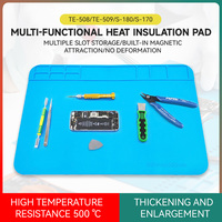 Repair Pad Insulation Heat-Resistant Soldering Station Silicon Soldering Mat Work Pad Desk Platform for BGA Soldering Station