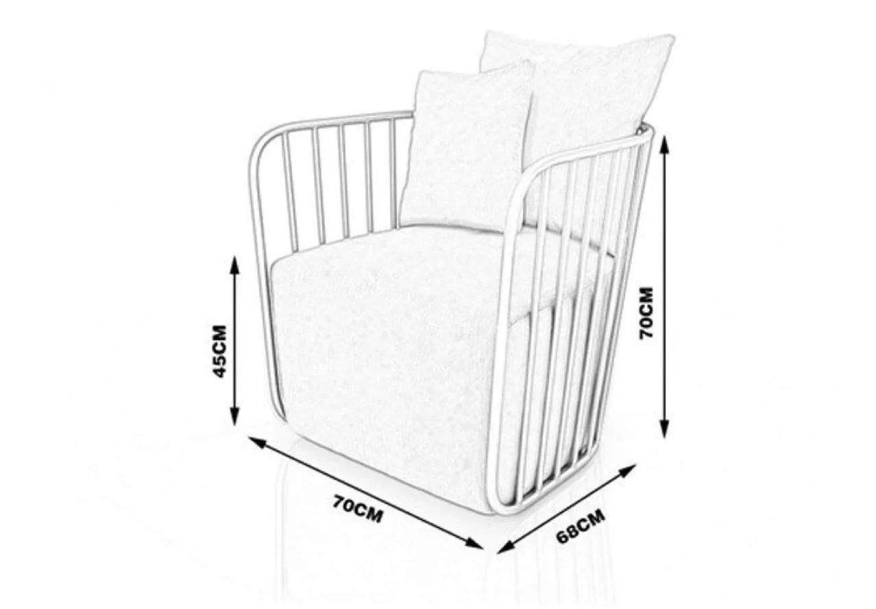 Sofá simple y doble de hierro forjado, restaurante moderno de celebridades de Internet, cabina de negociación
