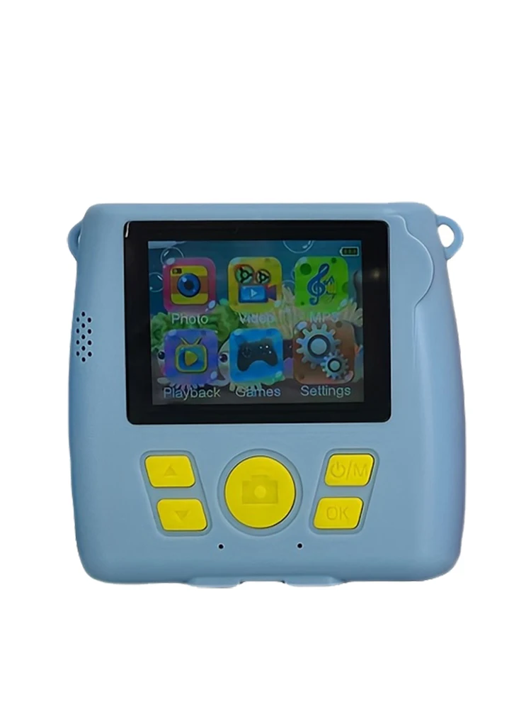 1pc Portable Toy Instant Print 2.4 Inch Screen Digital Camera for Kids, Kids Camera Instant Print, Christmas Birthday Gifts