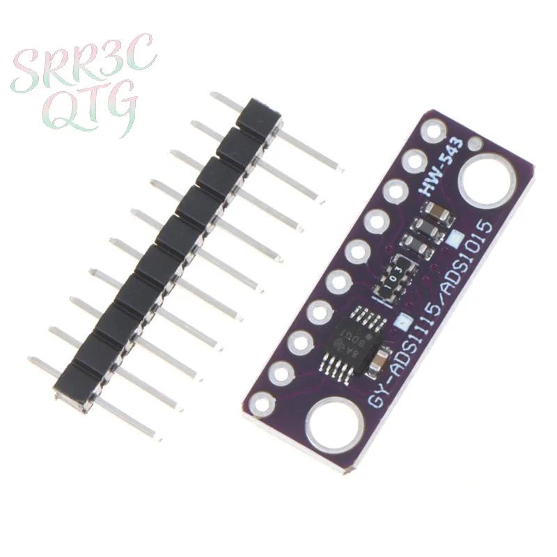 Hot Sale ADS1115 4-Channel 16-bit ADC High Precision Adjustable Gain Module for MCU Signal Collection DIY Electronics