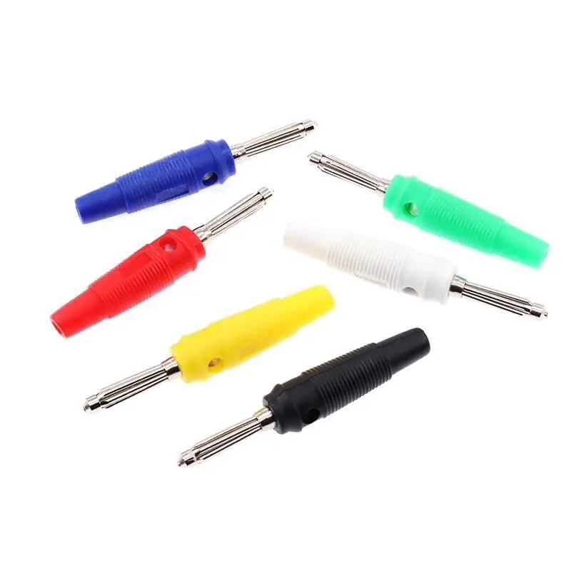 1 Stück 4mm Reines Kupfer Vernickelte Bananenstecker, Lötlos, Laternen-Typ, Männlich, 32A Hochstrom, Siebenteiliger Lautsprecherstecker – Detail 4