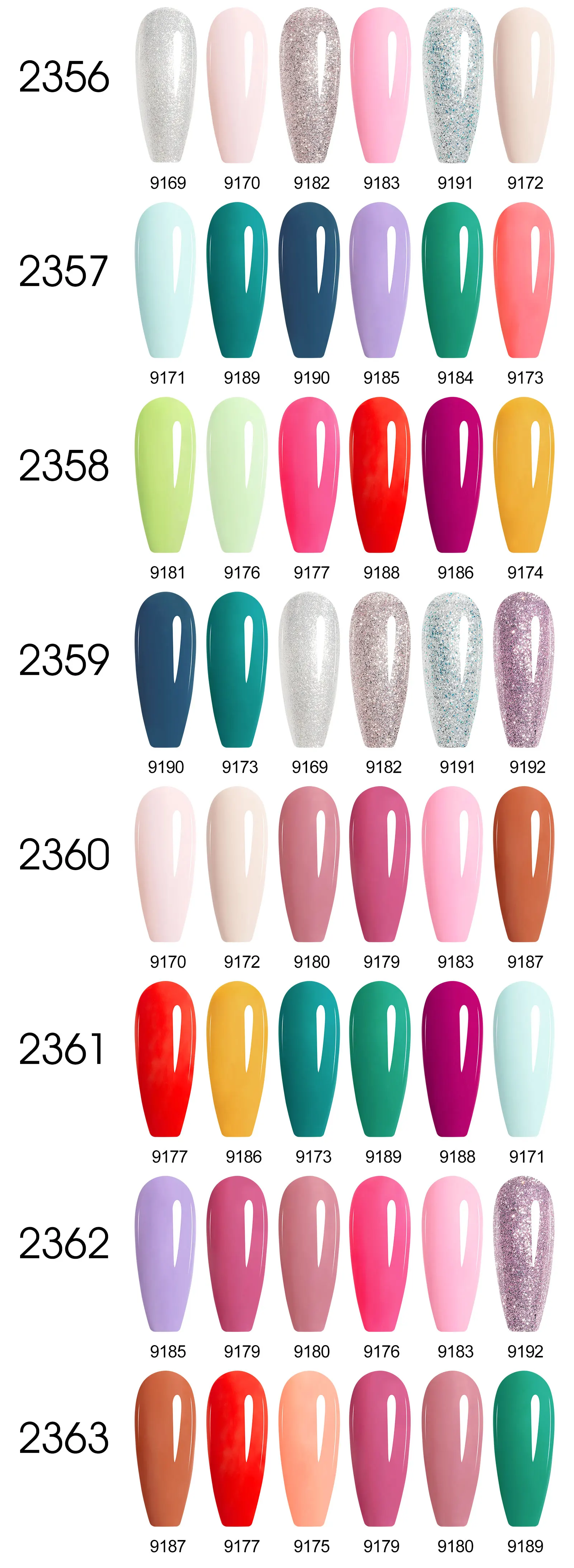6 Stück/Set CANNI TPO-FREIER Gel-Nagellack Natürliche Nude-Farben Nagel-Gel-Kit Abziehbarer UV-LED Langanhaltender Salon-Qualität Maniküre für Zuhause und Alltag – Detail 26