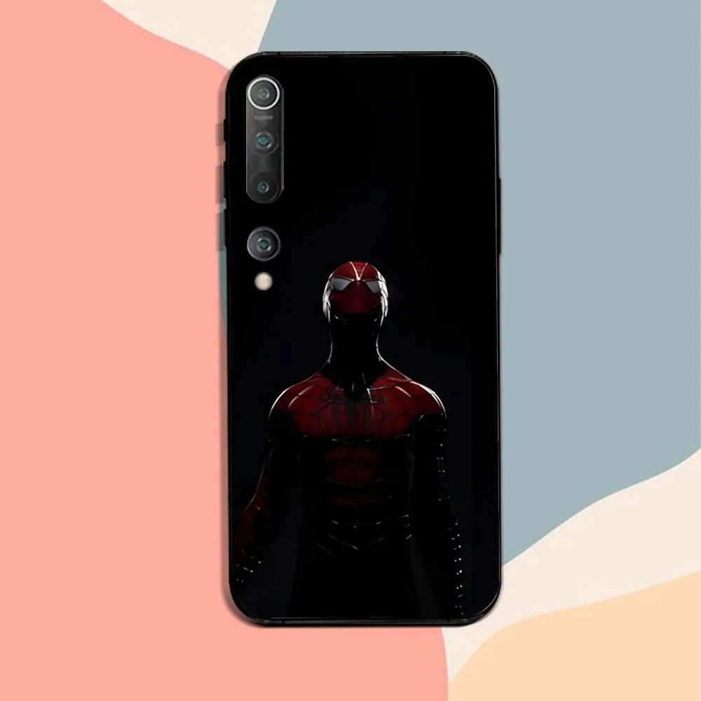 S-Spider-Man Phone Case For Xiaomi 11 Redmi Note 11 5G 8T 9A 9 10T Note8Pro Note9 12SUltra Black Case