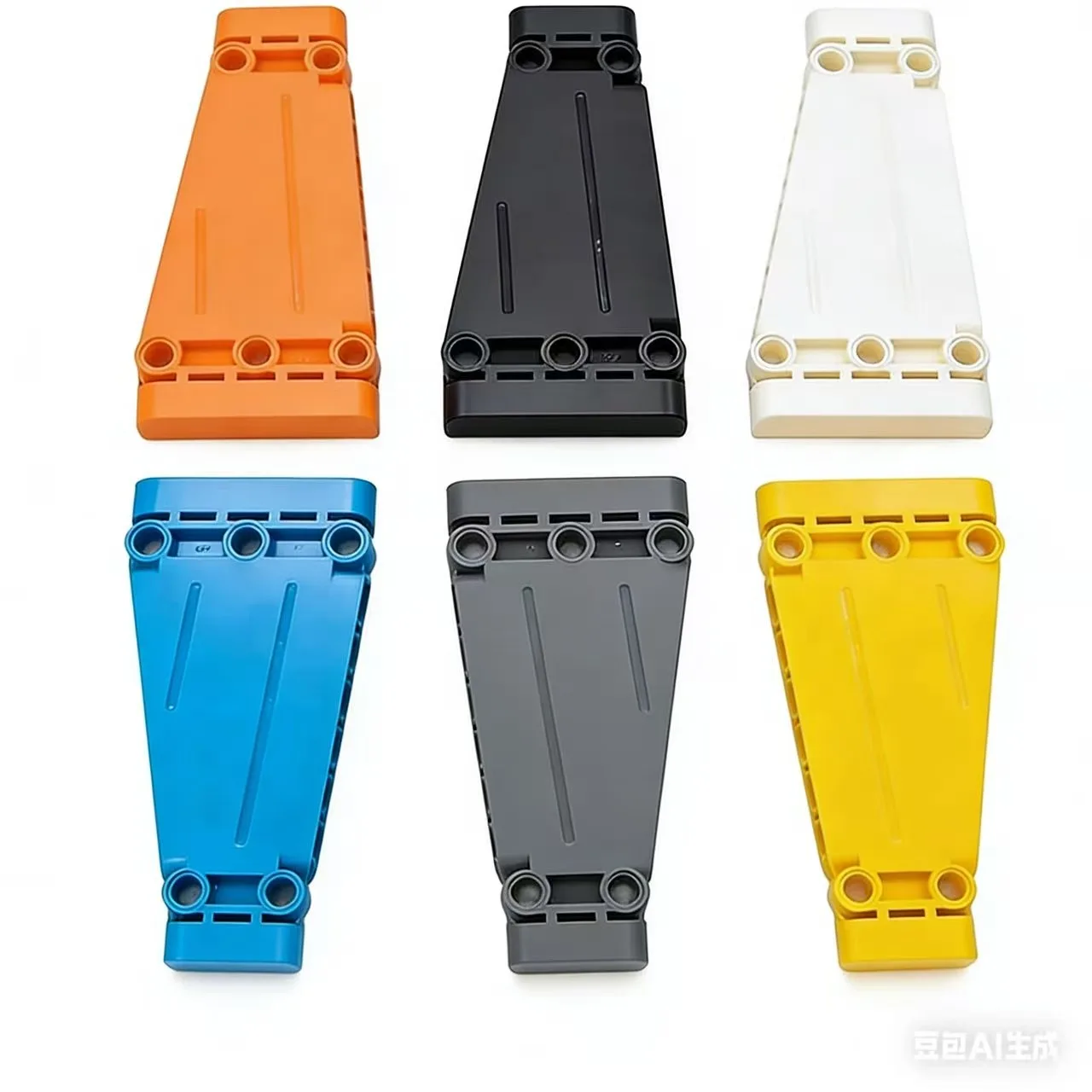 MOC100pcs 18945 Panel Plate 5 x 11x 1 Tapered Bricks Collections Bulk Modular GBC Toy For Technical MOC Buildings Blocks Compati