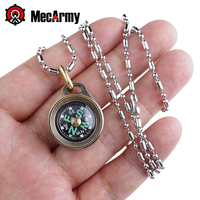 MecArmy CMP-B Craftsman Handmade Version EDC Fluorescence Compass Outdoor pointing navigation With free beaded chain