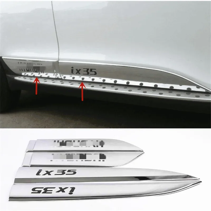 For Hyundai IX35 2010-2017 High-quality ABS Chrome body trim anti-rub protection decoration car accessories