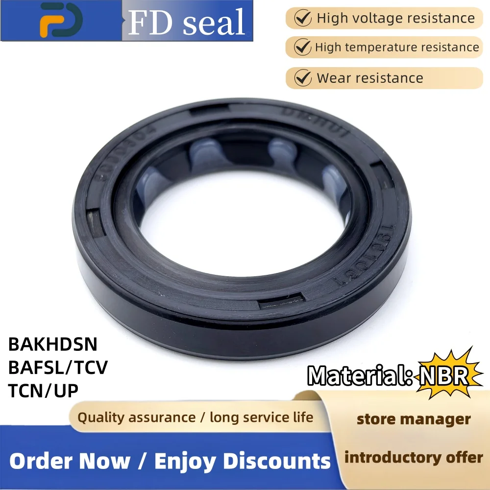 

Hydraulic Pump Oil Seal 25*38*6.5mm NBR TCV High Pressure Resistant Engineering Seal O-ring Gasket ISO 9001 2008