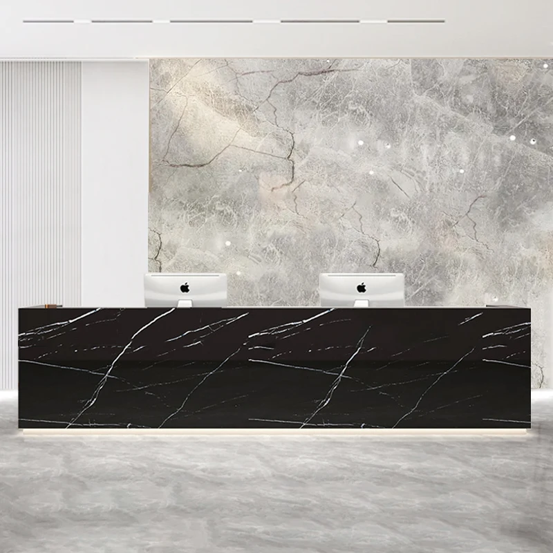 

Luxury Modern Reception Desks Shop Beauty Bar Hotel Display Restaurant Executive Reception Desks Company Bureau Trendy Furniture