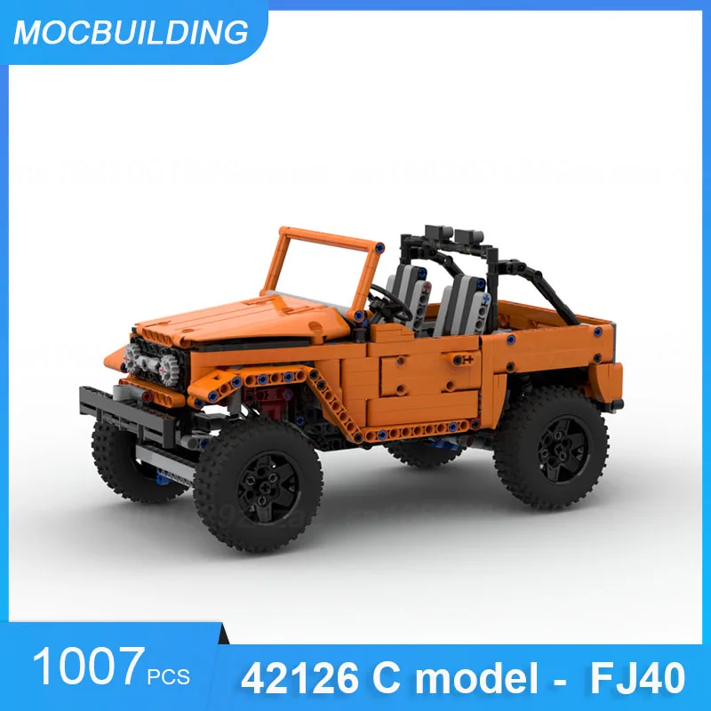 MOC Building Blocks 42126 C Model Pack DIY Assemble Bricks F-150 Raptor Truck Transportation Educational Creative Toys Gifts