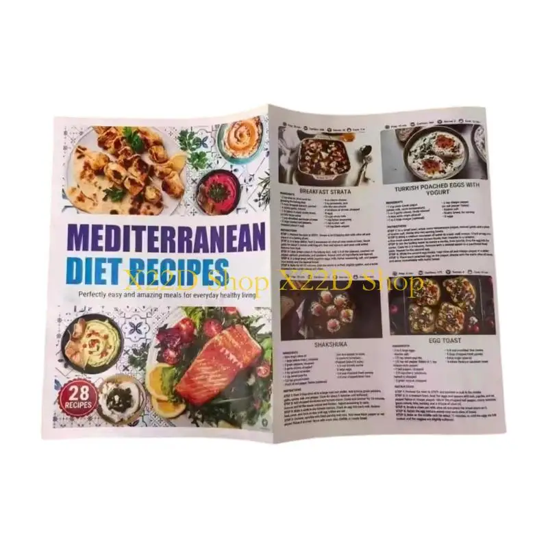 X22D Mediterranean Diet Chart List 2026 Heart Healthy,Easy Recipes for Beginner