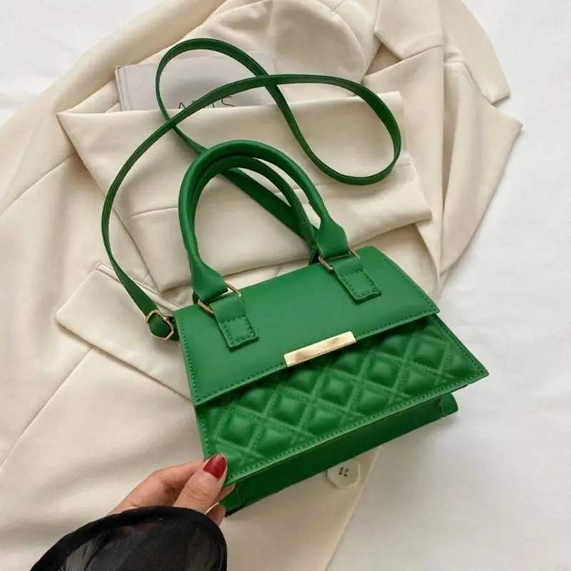 

63HC Trendy PU Handbag and Practical Shoulder Crossbody Bags for Daily Use and Social Gatherings
