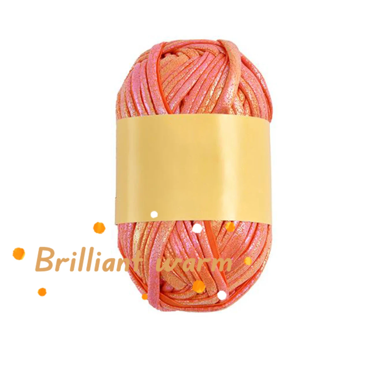 100 جرام من خيوط الكروشيه اللامعة من الجلد المقلد ، غزل قميص معدني 43.74yd ، حياكة يدوية ذاتية الصنع لحقيبة بطانية وسادة خيوط كروشيه