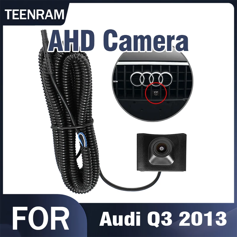 

TEENRAM для Audi Q3 2013 AHD 1080P ночного видения 150 ° Автомобильная камера переднего вида, водонепроницаемая OEM передняя камера автомобиля, объектив «рыбий глаз»