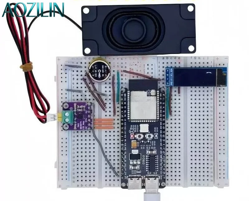 AOZILIN ESP32-S3-N16R8 AI Voice Chat Robot Kit Artificial Speech Recognition Development Board Learning Module