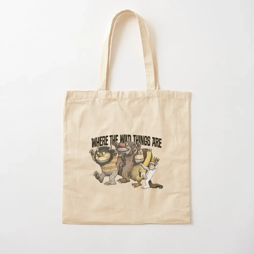 

WHERE THE WILD THINGS ARE TShirt Tote Bag hand bag Women's