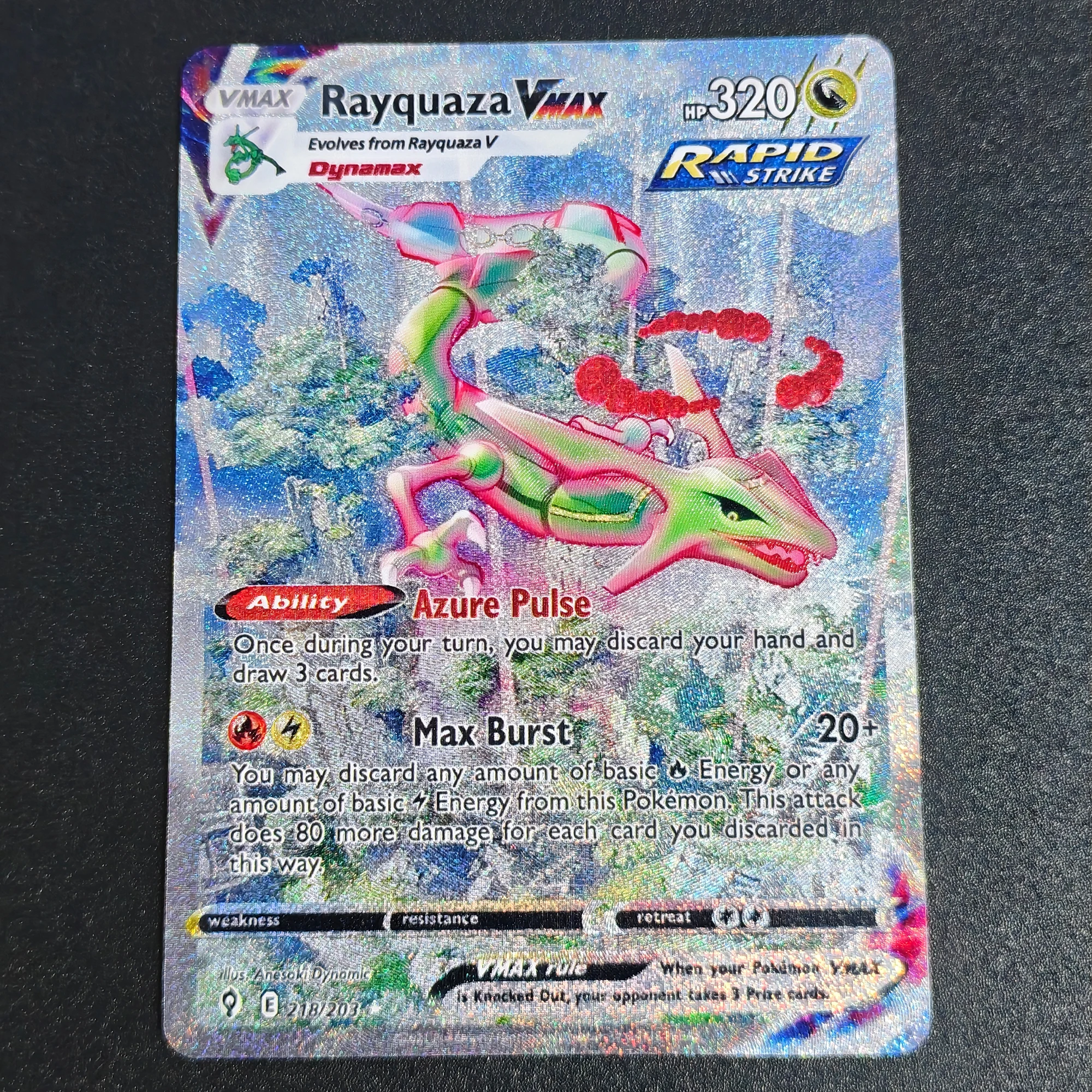 

Коллекционная карта PTCG Rayquaza, сделанная своими руками, высококачественная, редкая, с текстурой, на английском языке, с изображением Чаризарда, Латиаса, Латиоса, классическая аниме-карта