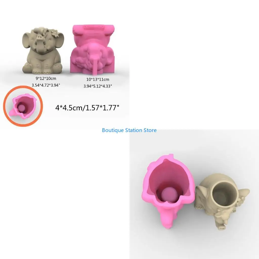 Y55F siliconen bloempotvorm kandelaar siliconen mal succulente plantenbak cementvorm