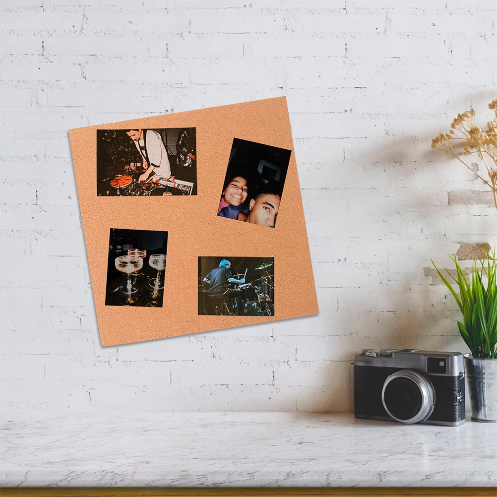 3 Pcs Cork Board Multi-function for Office Decorative Display Kitchen Notice Wood