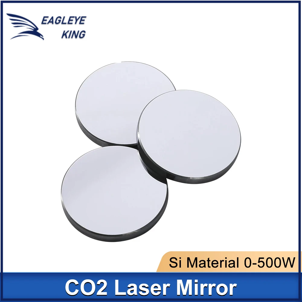 

500W 720W Si Reflective Mirrors Co2 Laser Lens Refiectivity 99.6% Black-Coating Reflector For CO2 Engraver High Quality