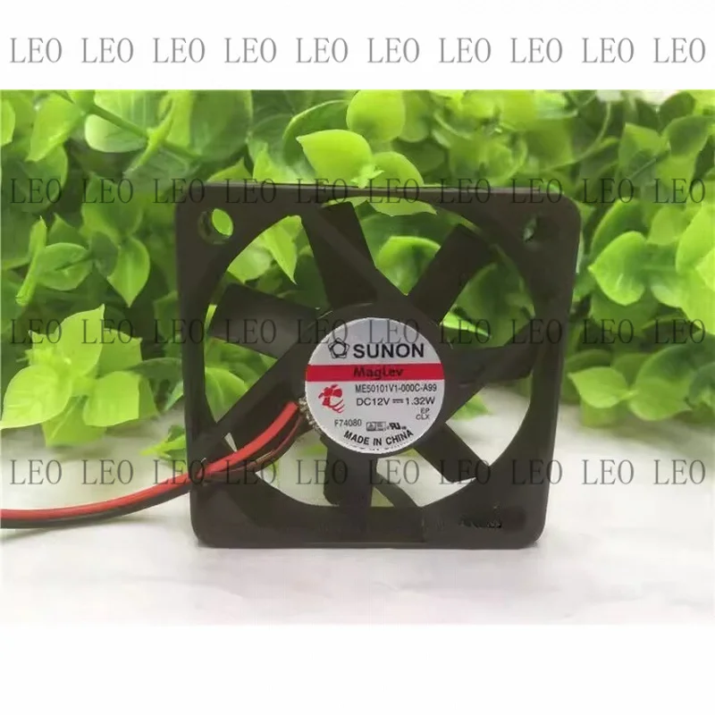 M For SUNON MB50101V1-000C-A99 DC12V 1.32W 50*50*10MM 2-Wire Cooling Fan