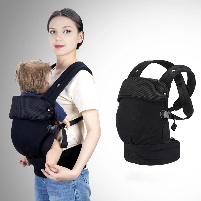 Baby Carrier Newborn to Toddler, Cozy Baby Wrap Carrier(7-44lbs), with Hook&Loop for Easily Adjustable, Soft Fabric,Breathable