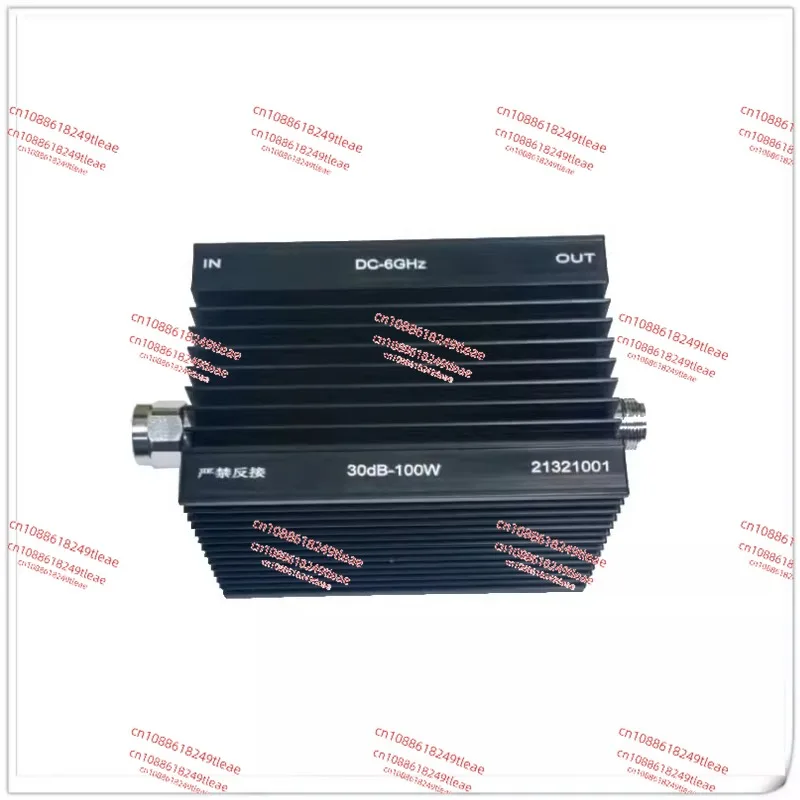 Provide 100W fixed attenuator type N frequency DC-6GHz 1-60dB