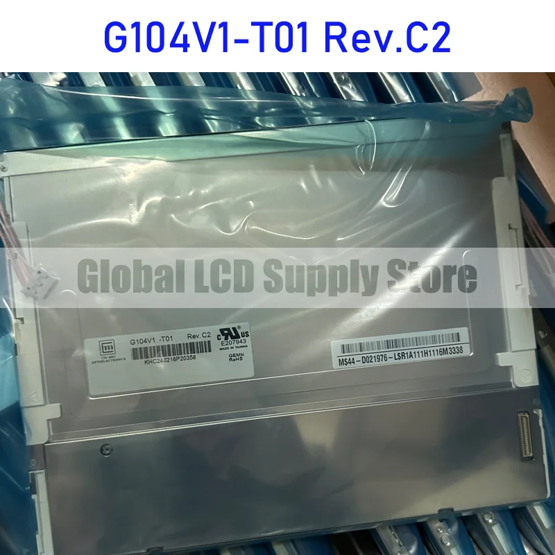 

G104V1-T01 Rev.C2 10.4 Inch LCD Display Screen Panel Original for Chi Mei Brand New Fully Tested