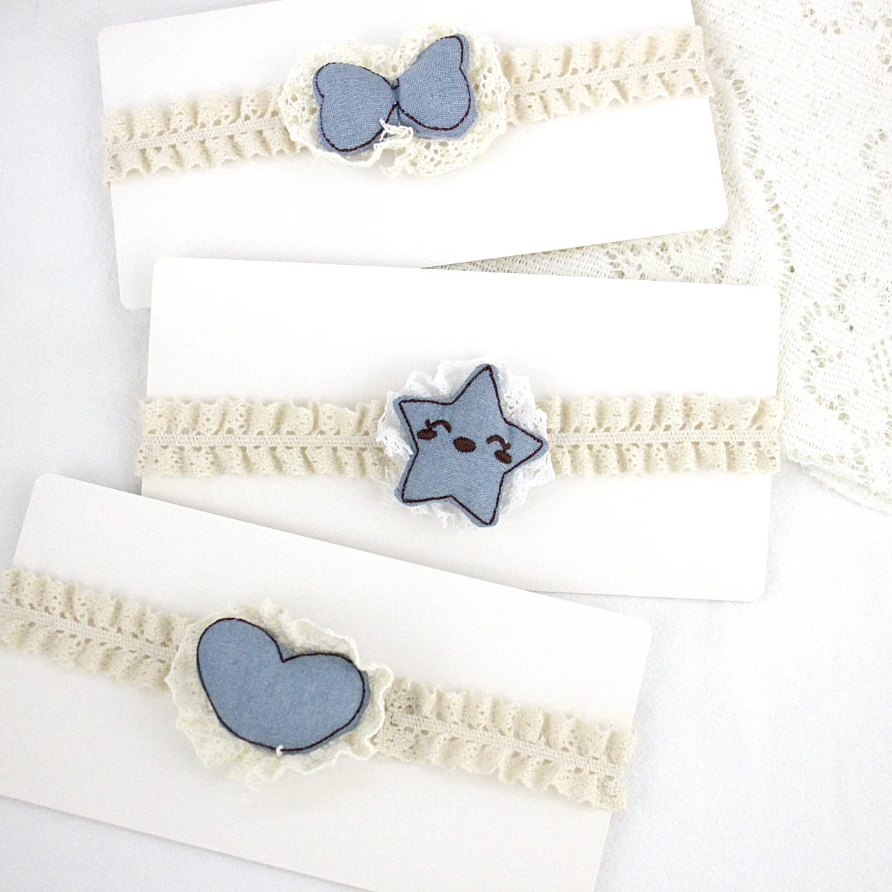 

Baby Girls bows Headband Heart Hairband Nylon Lace Elastic Headwrap Newborn Photoprop Headwear kids Infants Hair Accessories