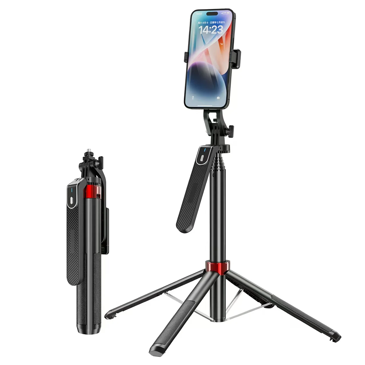 

Mobile phone live support photo tripod multi-functional video recording selfie landing tripod