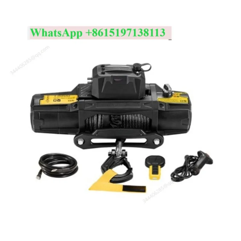 IP67 waterproof 13,000 pounds off-road escape winch Wireless control Electric winch