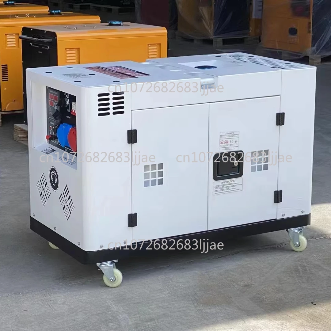 

Мощные двухцилиндровые дизельные генераторные установки 10 кВт, 12 кВт, 15 кВт, 20 кВт для дома, 220 В, 380 В, бесшумного типа