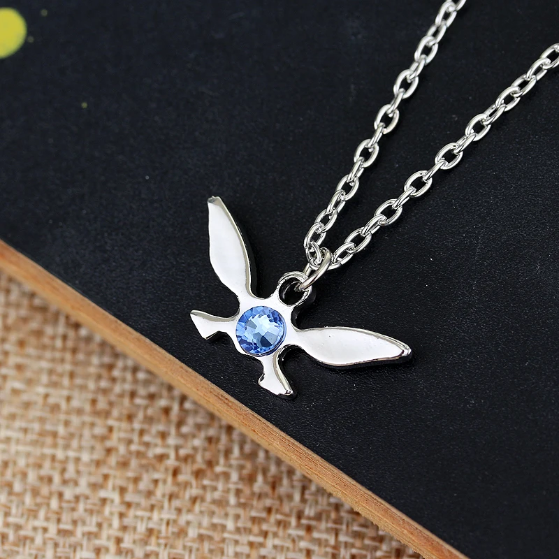 Cute Fashion Little Butterfly Charm Necklace Creative Cartoon Pendant Game Periphery Accessory for Friend Surprise Gift