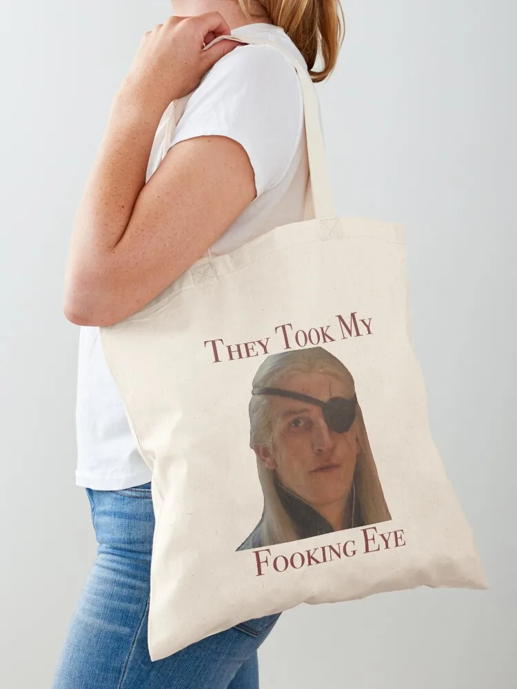 

Aemond Eye Tote Bag hand bag ladies sac pour femme bags woman 2025 supermarket folding bag