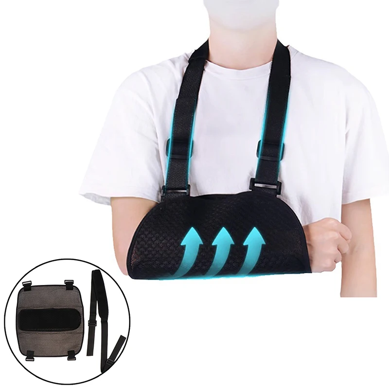 Arm Sling Support Adjustable Breathable Shoulder Strap Brace Immobilizer Wrist Elbow Forearm Support Brace Strap