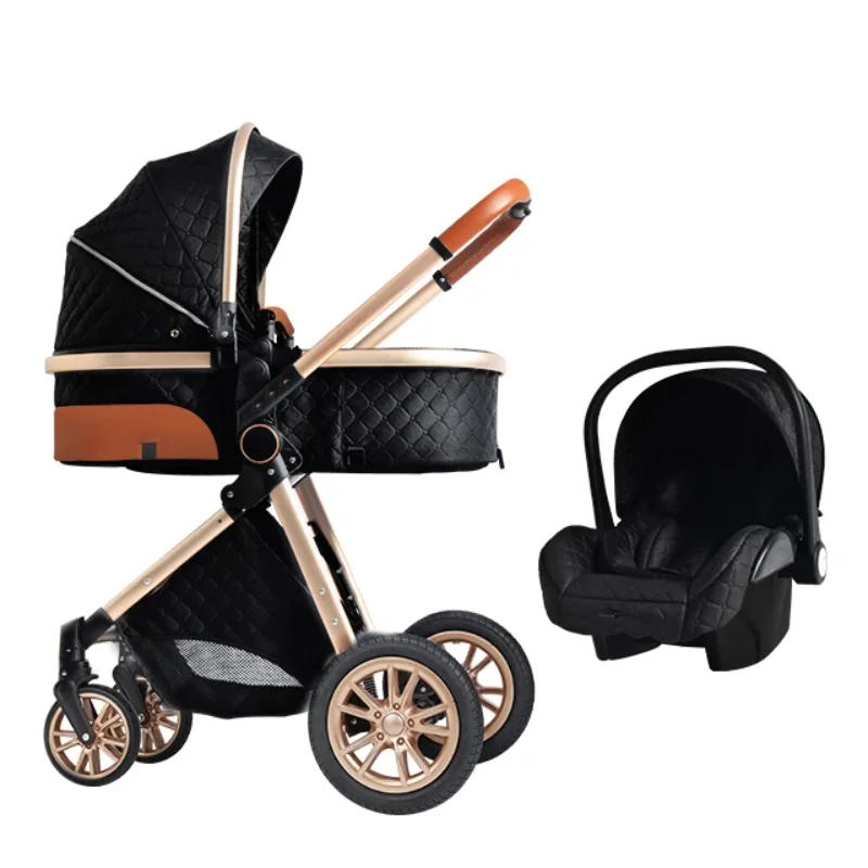 Morden Design Travel Coche Bebe Royal Luxury High Landscape Carriage