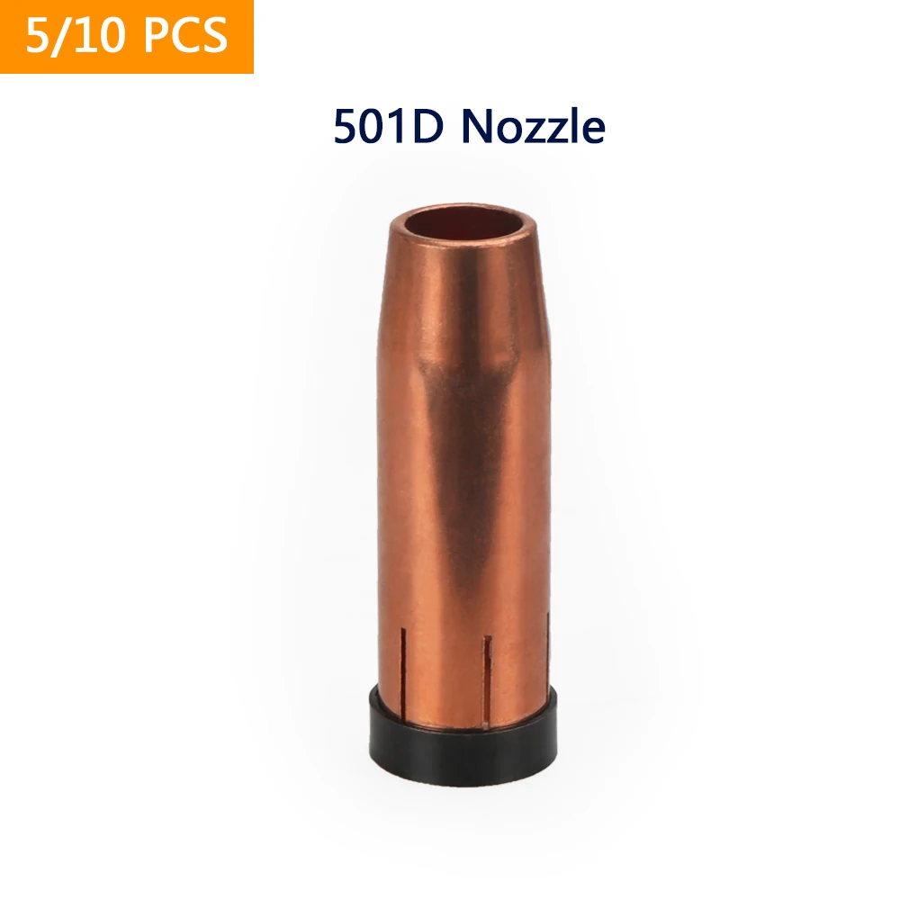 5/10PCS Welding Gas Nozzle for Binzel MIG MAG Conical Nozzle Compatible 501D Consumables Nozzle Conical 145.0085